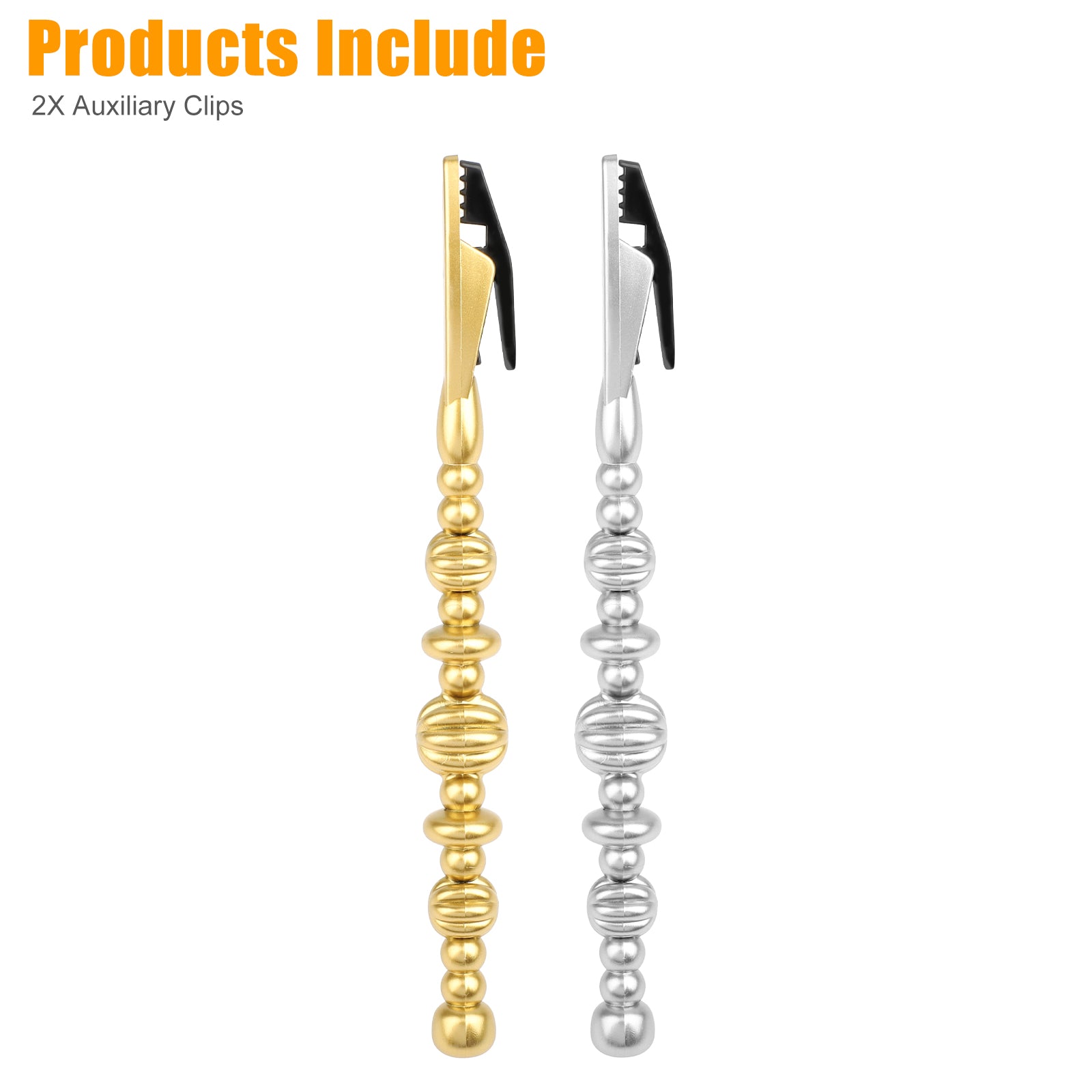 2pcs Bracelet Buddy, EEEkit Jewelry Bracelet Helper, Bracelet Fastener Gadget, Bracelet Wearing Aid Tool, Bracelet Mate for Easily Wearing Necklace Watch Jewelry, Golden and Silver