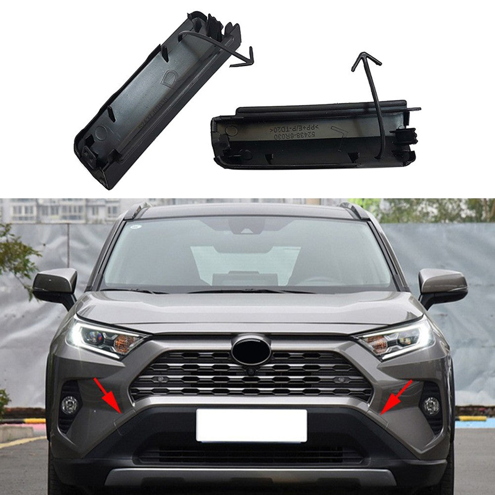 2 x Front Left and Right Bumper Tow Hook Cover Cap For Toyota RAV4 2019-2020