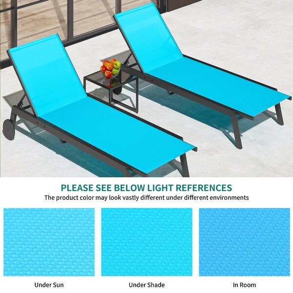 Outdoor Metal Chaise Lounge