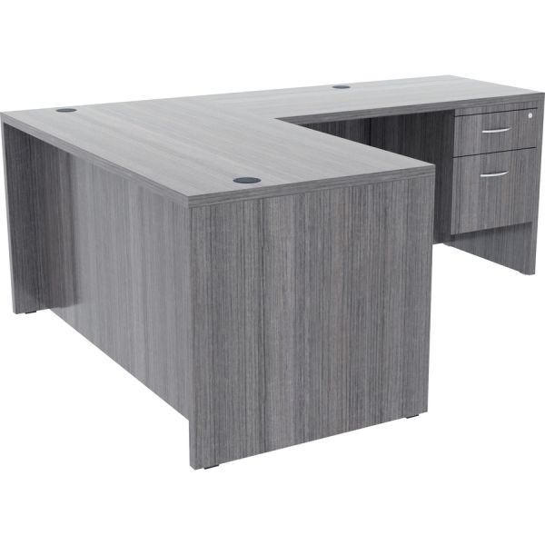 Lorell Weathered Charcoal Laminate Desking Pedestal