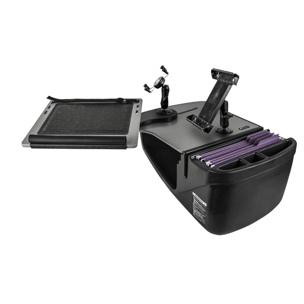 AutoExec Reach Desk Front Seat with X-Grip Phone Mount and iPad/Tablet Mount ReachDesk-03 FS Tablet