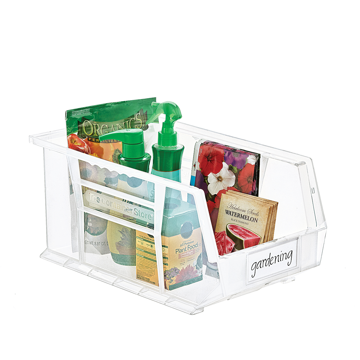 Utility Medium Stackable Plastic Bins