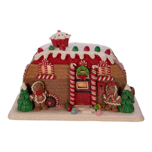 Gingerbread Camper House Table Piece