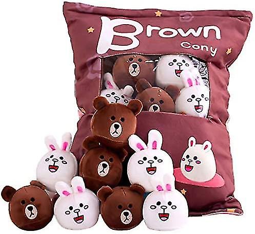 Cute Snack Pillow Stuffed Animal Toy Pudding Decoration Removable