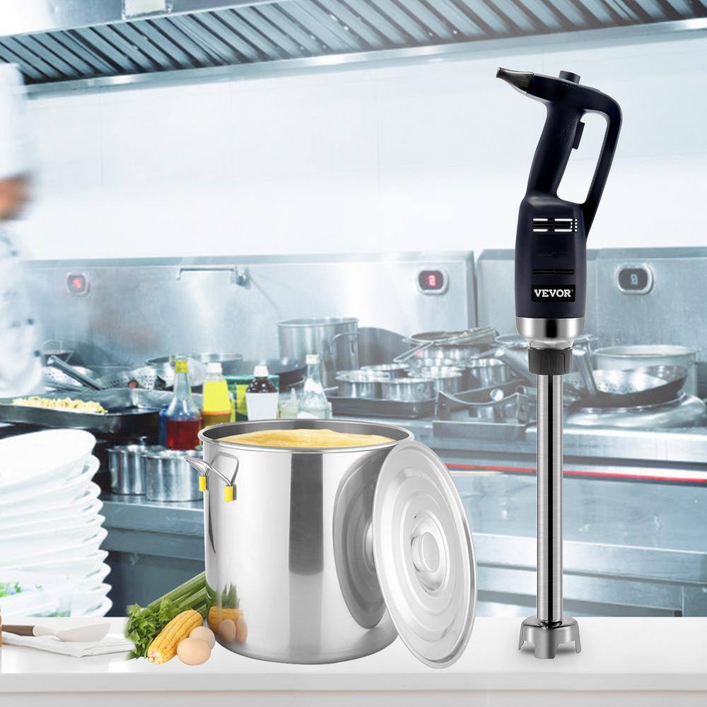 VEVOR Commercial Immersion Blender Constant Speed 350-Watt Hand Mixer Stainless Steel Hand Blender with Remove ShaftBlack SCJBQ350W30CMOKA1V1