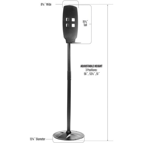 Kantek Floor Stand for Sanitizer Dispensers  KTKSD200