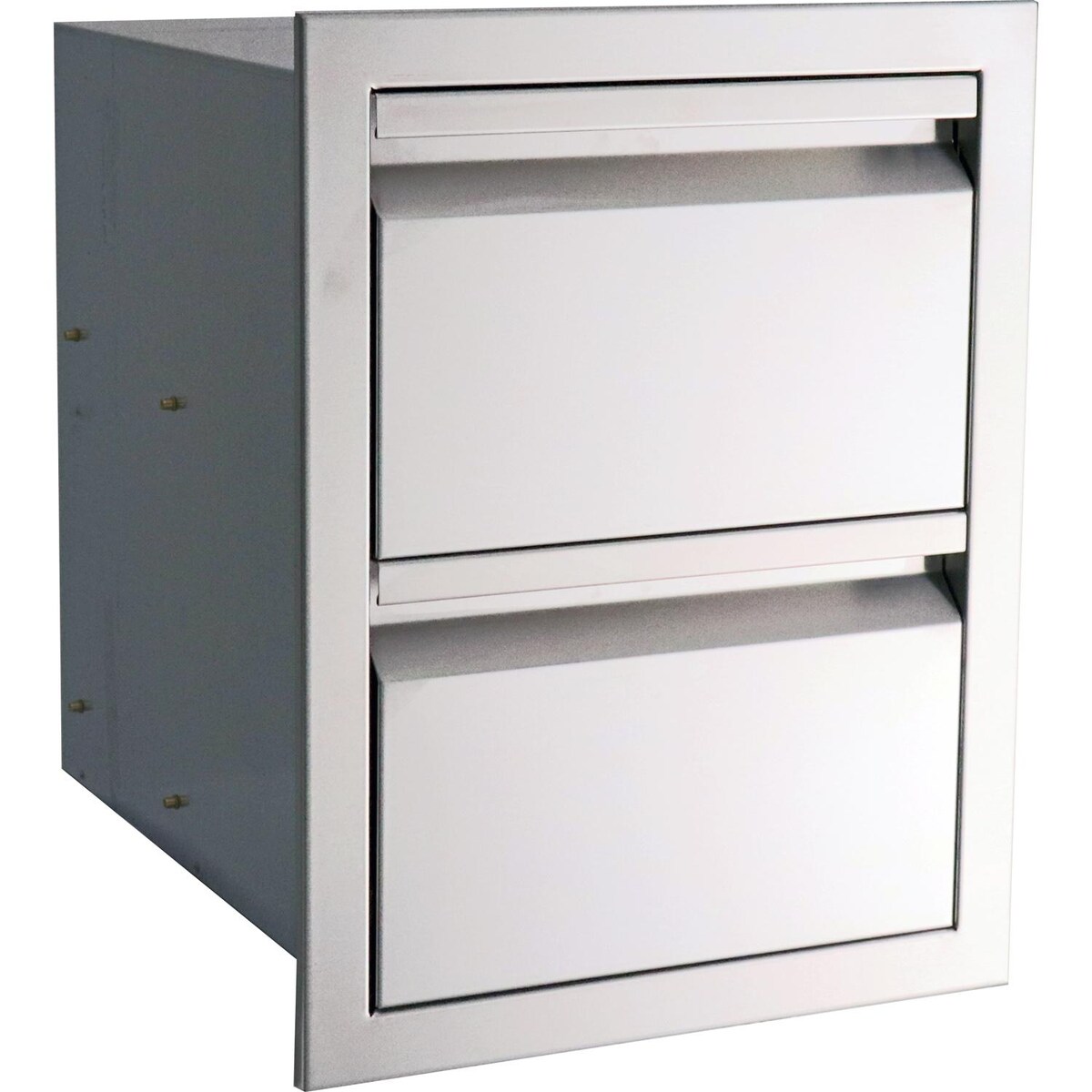 RCS Valiant Series 17-Inch Stainless Steel Double Access Drawer