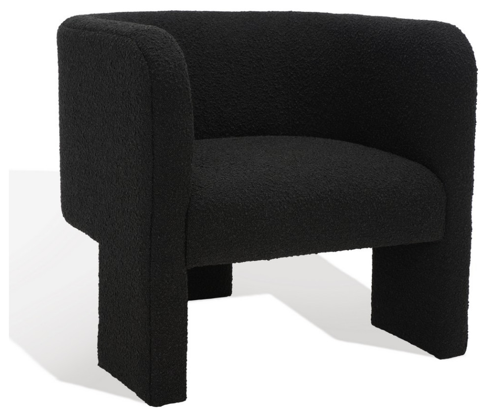 Safavieh Couture Sammie 3 Leg Boucle Accent Chair   Contemporary   Armchairs And Accent Chairs   by Safavieh  Houzz