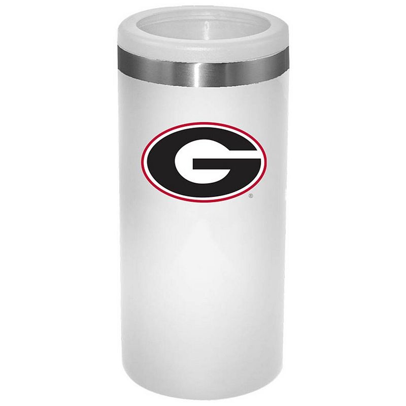 Georgia Bulldogs Team Logo 12oz. Slim Can Holder