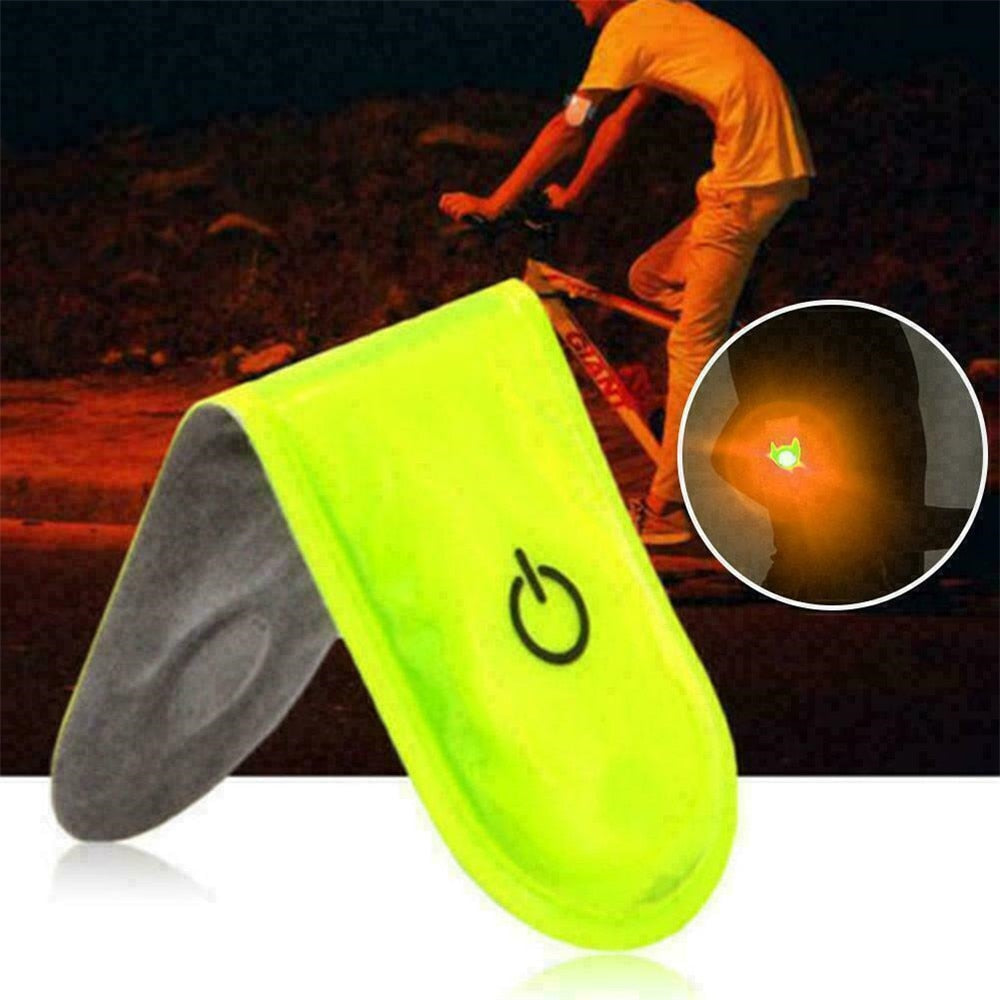 PIYU LED Magnetic Light Reflective Strobe Night Running Outdoor Sports Cycling Bicycle Bike Lantern Magnet Clip Lamps Backage Lights