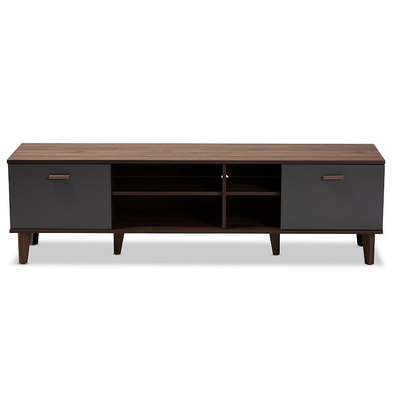 Baxton Studio Moina Brown TV Stand