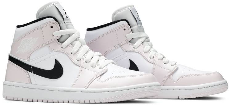 Wmns Air Jordan 1 Mid 'Barely Rose' BQ6472-500