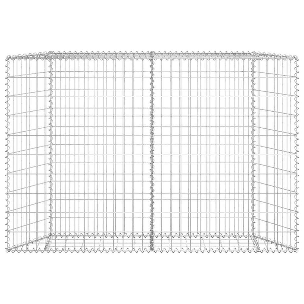 cenadinz 59.1 in. x 7.9 in. x 39.4 in.Steel Trapezium Gabion Raised Bed H-D0102HX6WZT