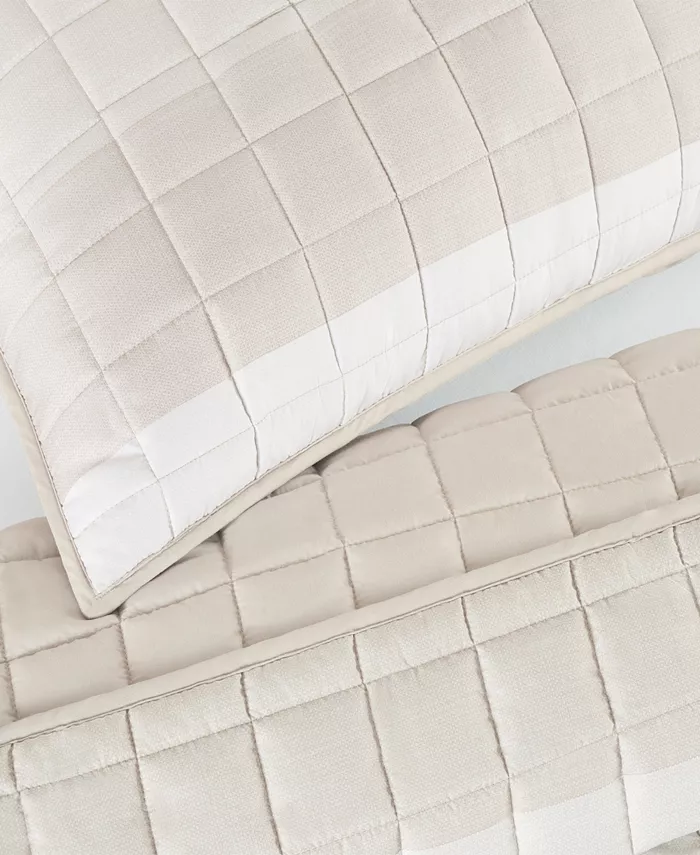 Serta Simply Comfort Billy Textured Stripe Quilt Set Collection