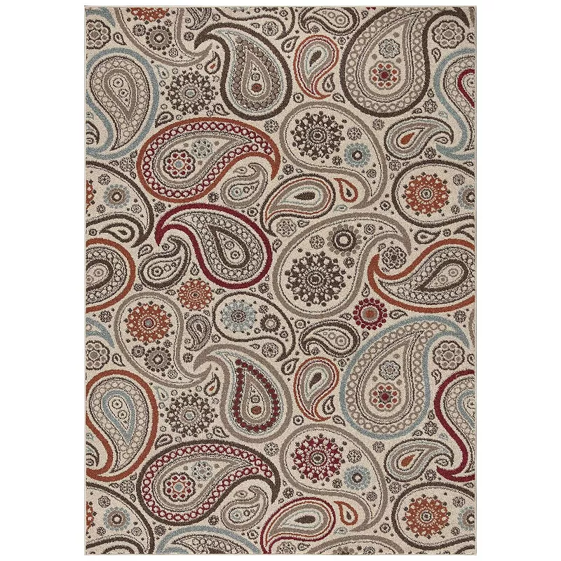 Concord Global Paisley Area Rug