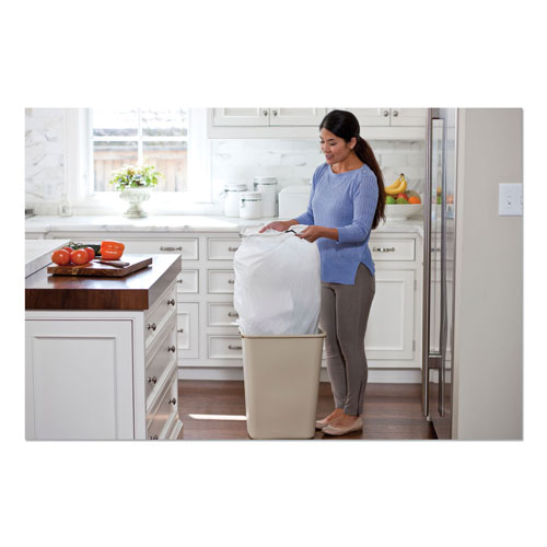 Clorox Glad OdorShield Tall Kitchen Drawstring Bags | 13 gal， 0.95 mil， 24