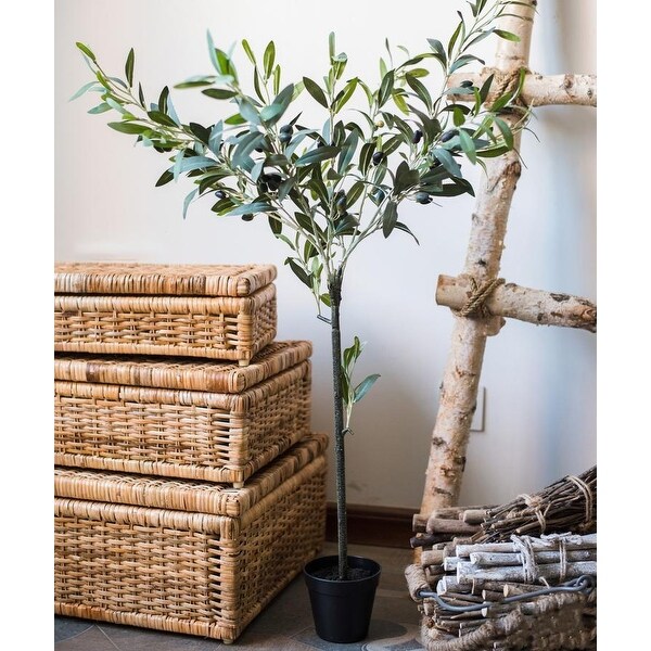 RusticReach Artificial Olive Tree