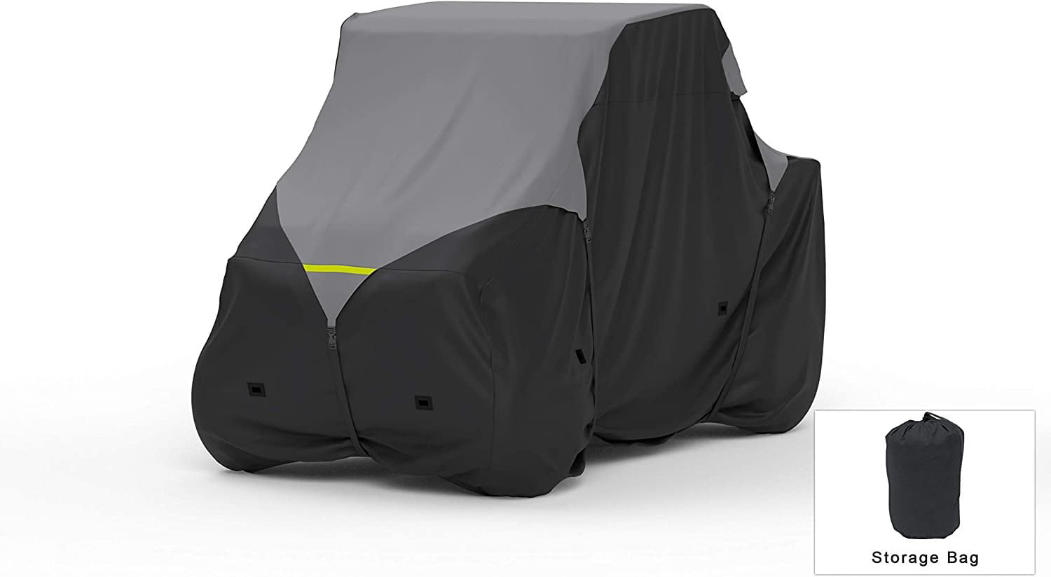 Weatherproof UTV Cover Compatible with 2015 Kawasaki Teryx - Outdoor and Indoor - Water， Snow， Sun - Built-in Securing Straps - Trailerable - Includes Free Storage Bag