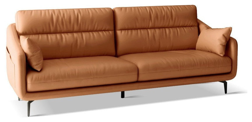 Leather Classic Sofa   Midcentury   Sofas   by GVAwood  Houzz