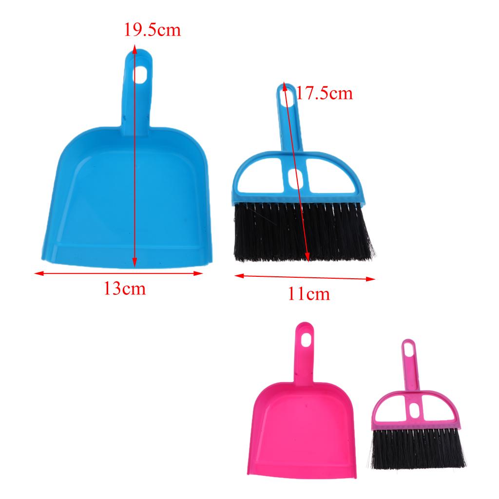 Cat Litter 1 Set Suit-Small Brush Dustpan Pet Cleaning Products Red