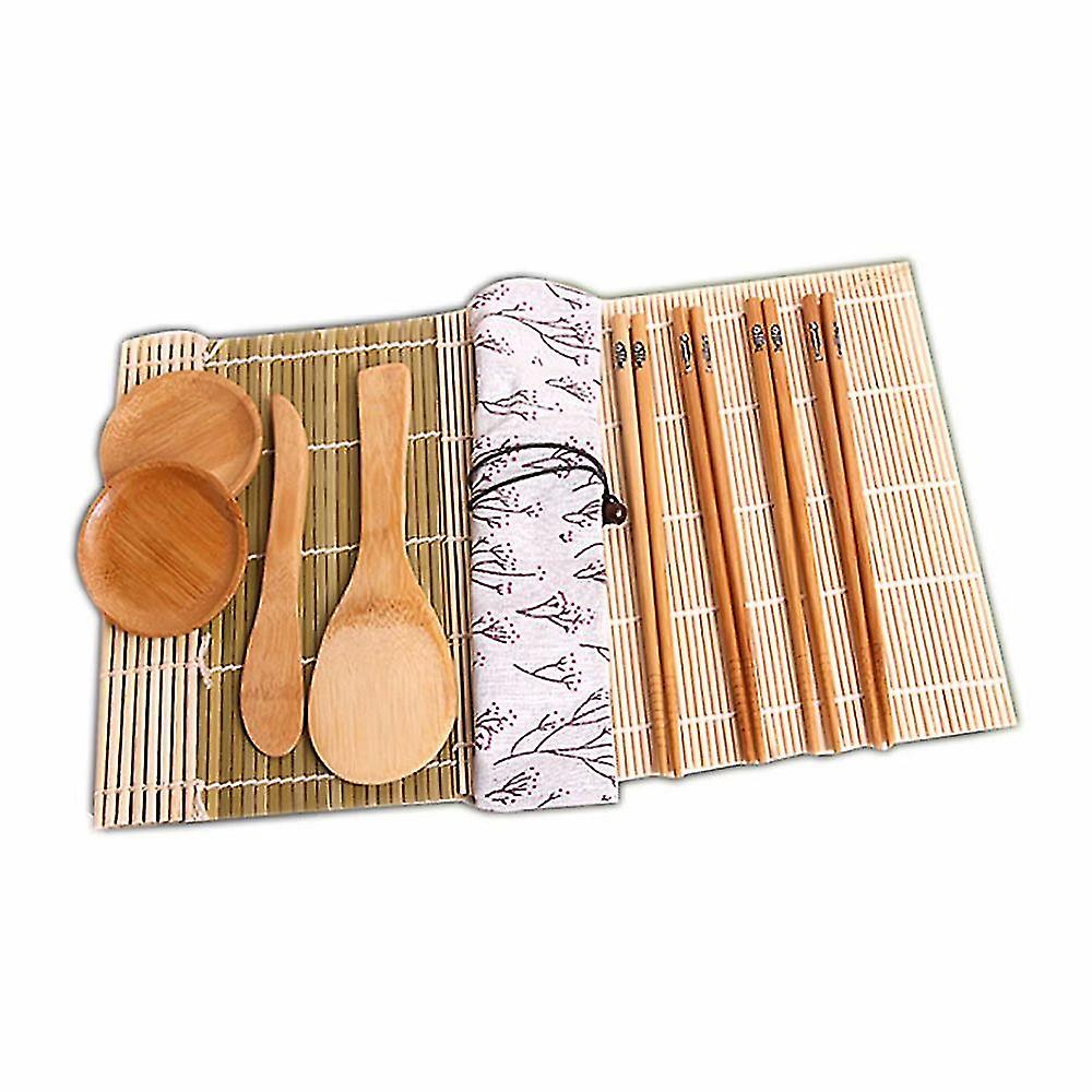 Diy Sushi Set Kitchen Crusher， Sushi Curtains Set， Baguettes， Sushi Plate And Spoon