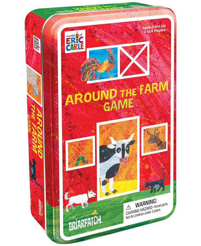 Briarpatch The World of Eric Carle - Around the Farm Game in a Tin