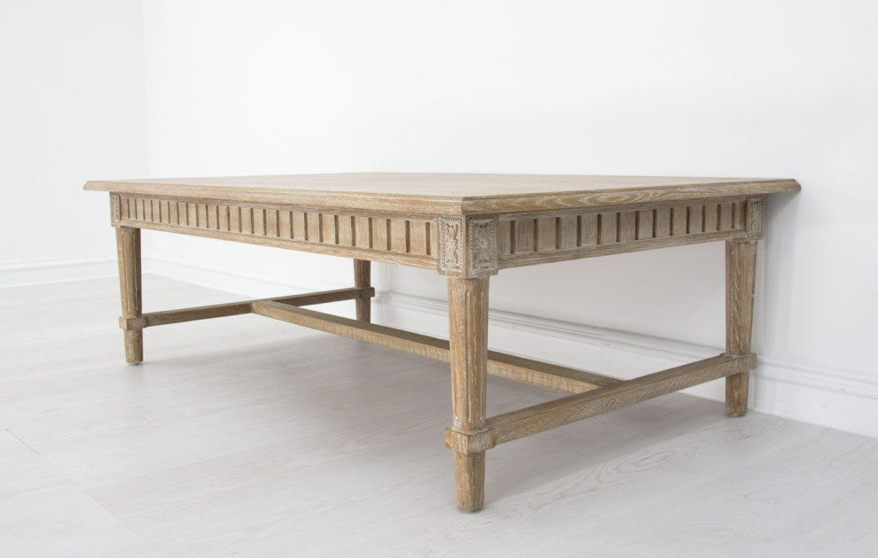 Barossa Natural Coffee Table   Farmhouse   Coffee Tables   by Rustic Home Furniture Deco  Houzz