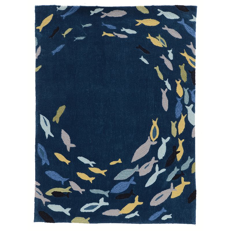 Linon Trio Fish Rug