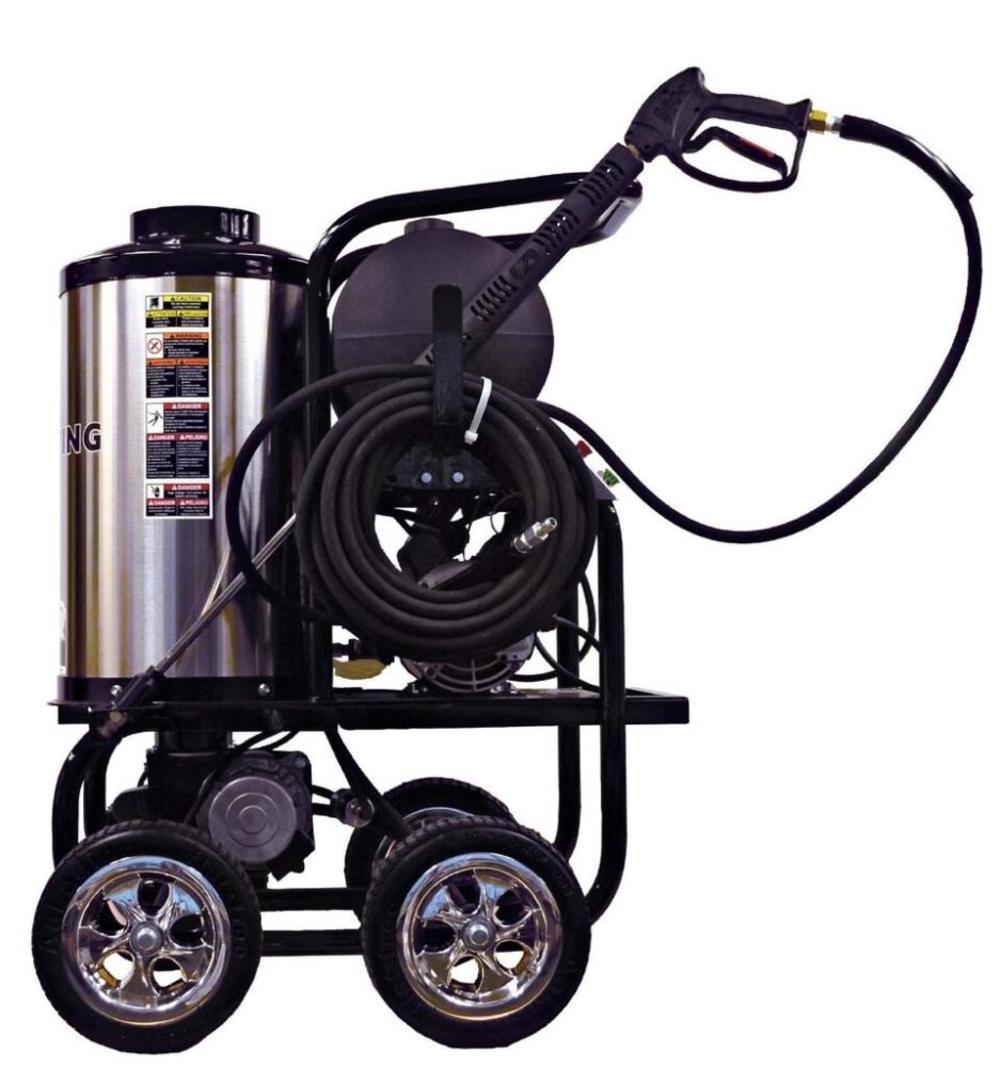 1500PSI 2GPM 115V Electric Hot Water Pressure Washer ;