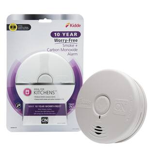 Kidde 10-Year Worry Free Smoke  Carbon Monoxide Detector Lithium Battery Powered with Photoelectric Sensor 21029899