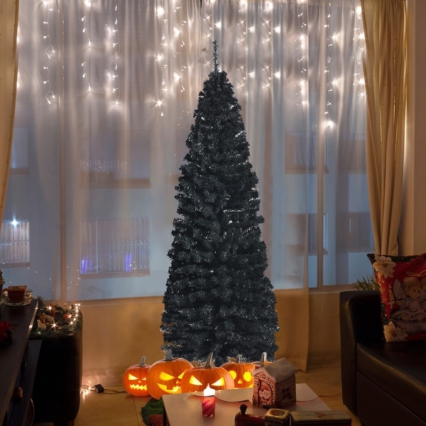 6 ft Unlit Pencil Slim Tree Artificial Christmas Tree