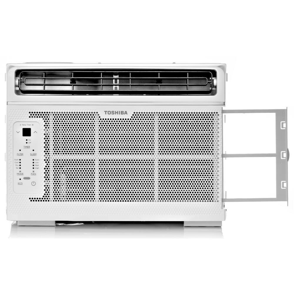 Toshiba 6000 BTU 115-Volt Window Air Conditioner with Remote in White RAC-WK0612CRRU