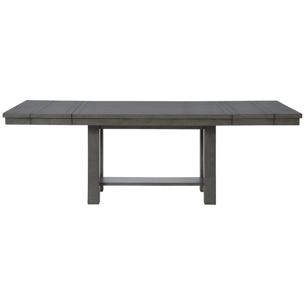 Ashley Furniture Myshanna Gray Rectangular Dining Room Extension Table   36\