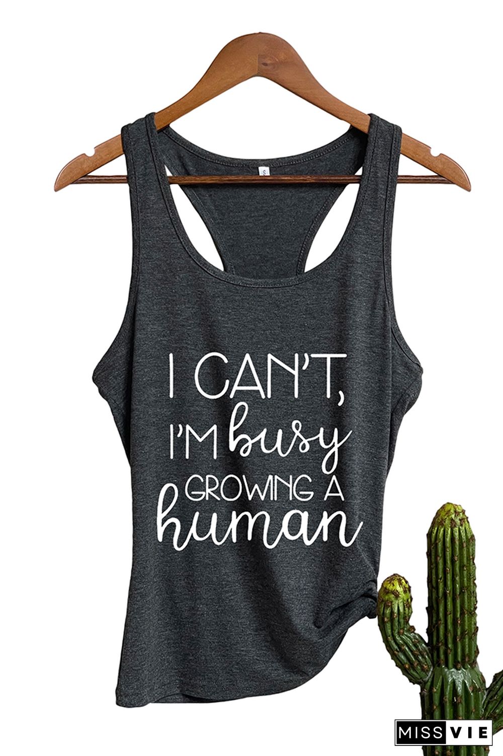 I Can't Busy Growing A Human Shirt | Funny Pregnancy, Cute Maternity Sleeveless Tank Top Wholesale