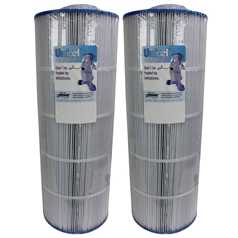 Unicel 8.5 in. Dia 100 sq. ft. Replacement Pool Filter Cartridge (2-Pack) 2 x C8610