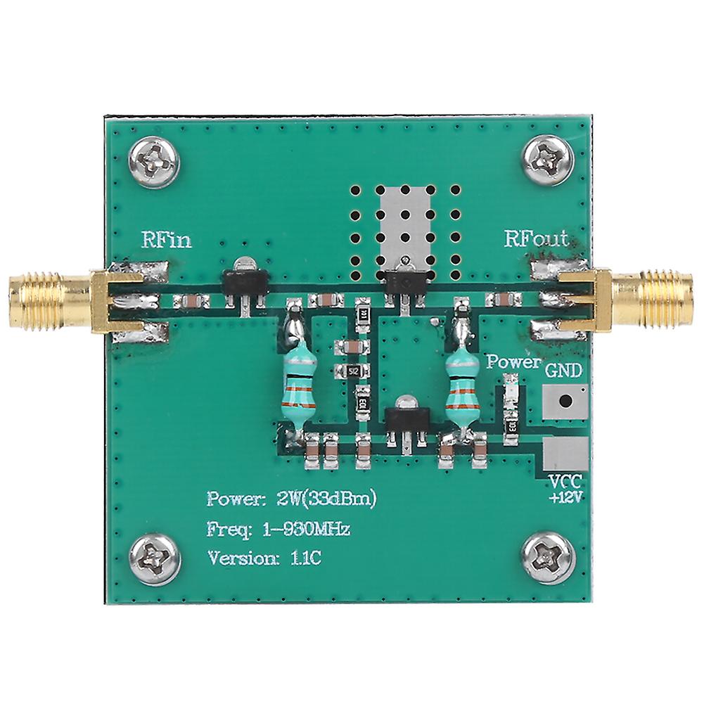 Rf Broadband Power Amplifier Module Electrical Accessory Standard Sma Female 1and#8209;930mhz 2.0w