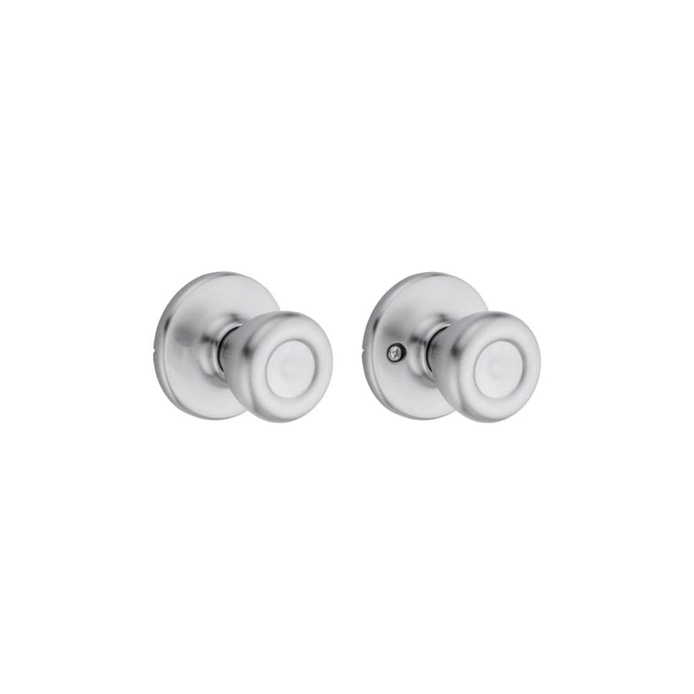 Satin Chrome Hall/Closet Tylo Passage Door Knob Set