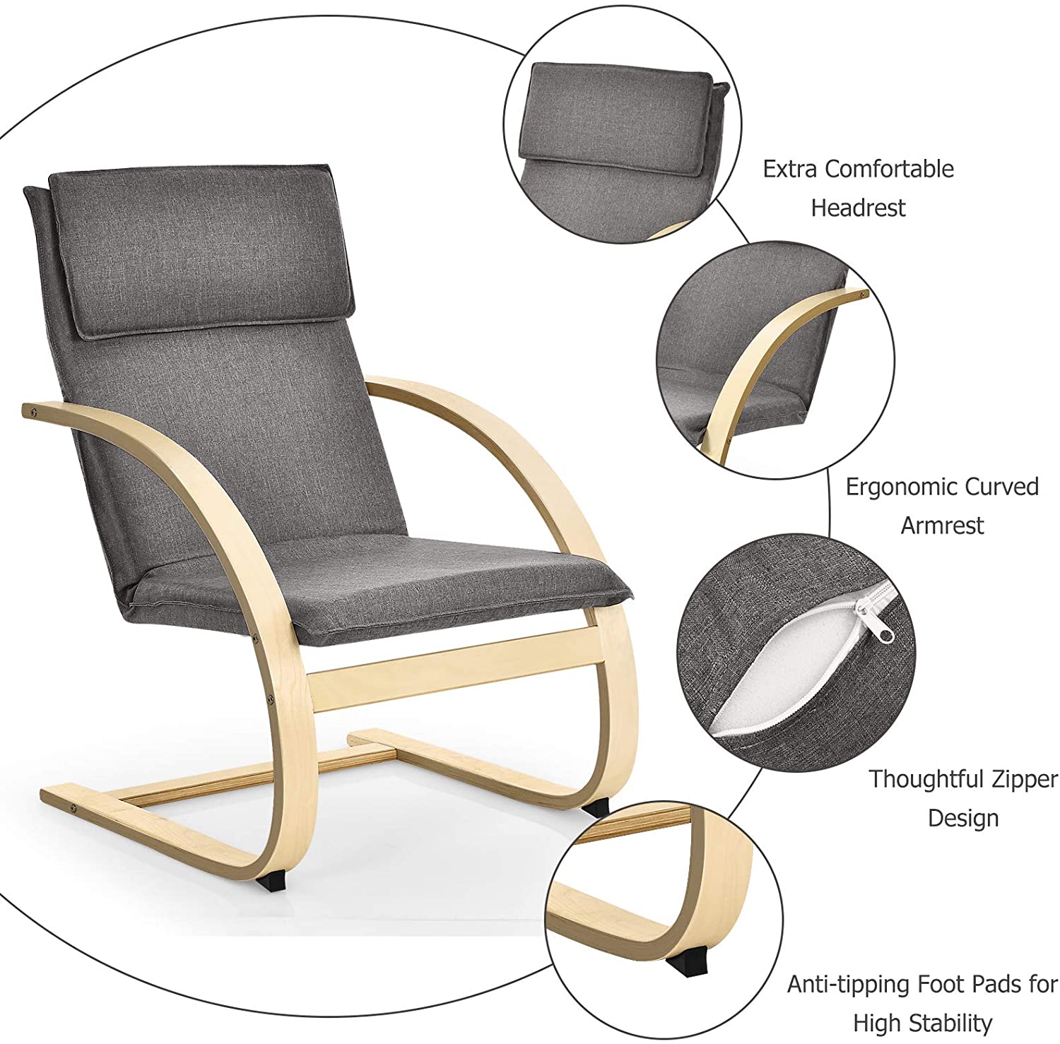 Giantex Office Accent Armchair