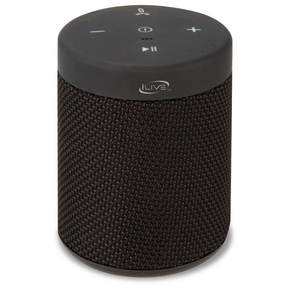 iLive Water Resistant Portable Bluetooth Speaker Black ISBW108B