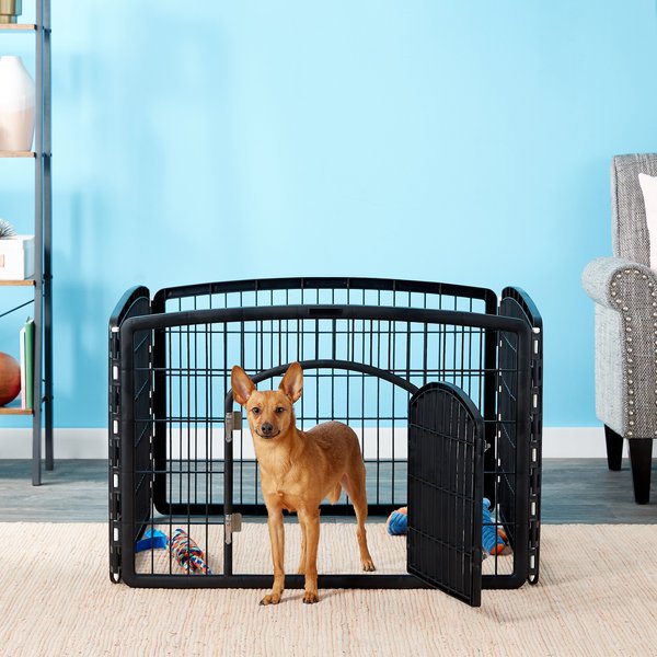 IRIS USA 4-Panel Dog Exercise Playpen with Door