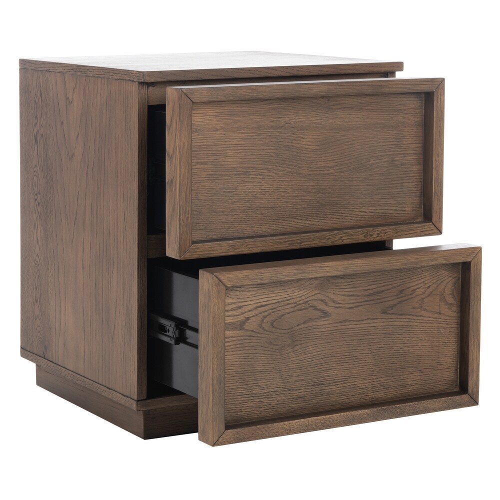 SAFAVIEH Couture Zeus 2 Drawer Nightstand.