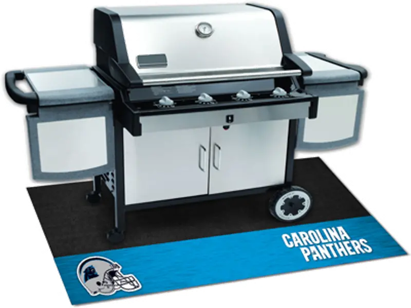 2 x 4 X-Small Carolina Panthers Grill Mat