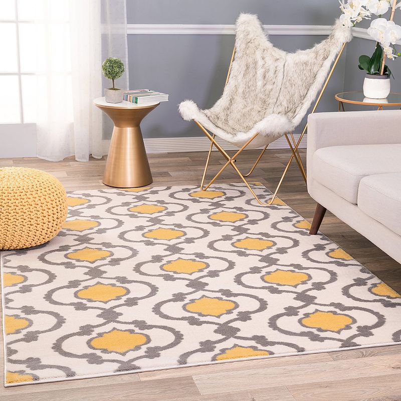 World Rug Gallery Toscana Contemporary Moroccan Trellis Rug