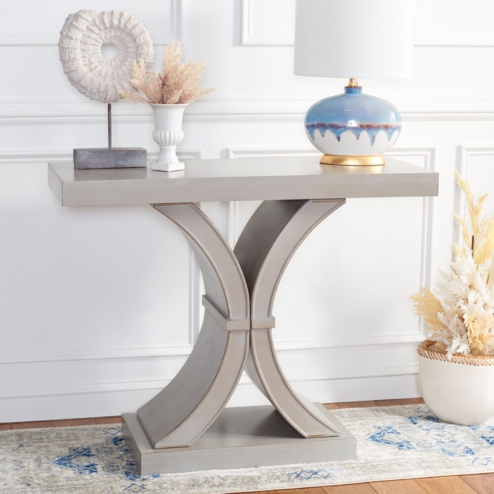 Distressed Black SAFAVIEH Dryden Console.   40\