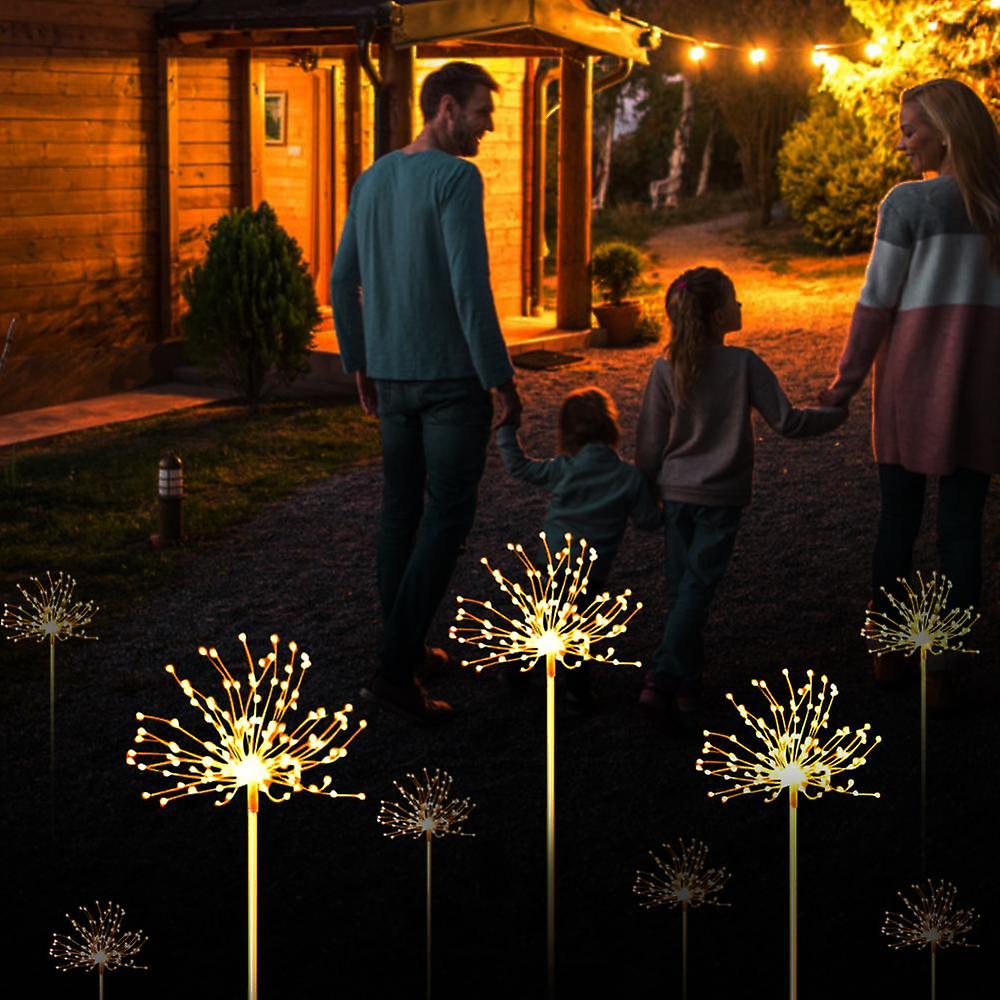 Waterproof Fireworks Lights Wedding Decoration 2 Modes Rechargeable Lamp 90/120/150 Led For