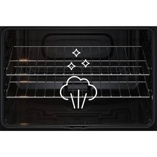 Frigidaire 30 in. 5-Element Slide-In Front Control Electric Range with Steam Clean in White FCFE3062AW