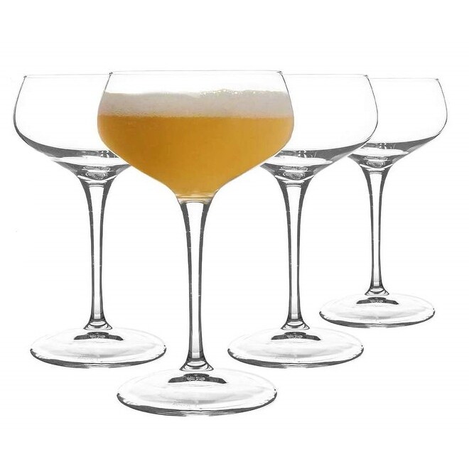 Bormioli Rocco Novecento Stemware Cocktail Coupe Set of 4   8.5 oz