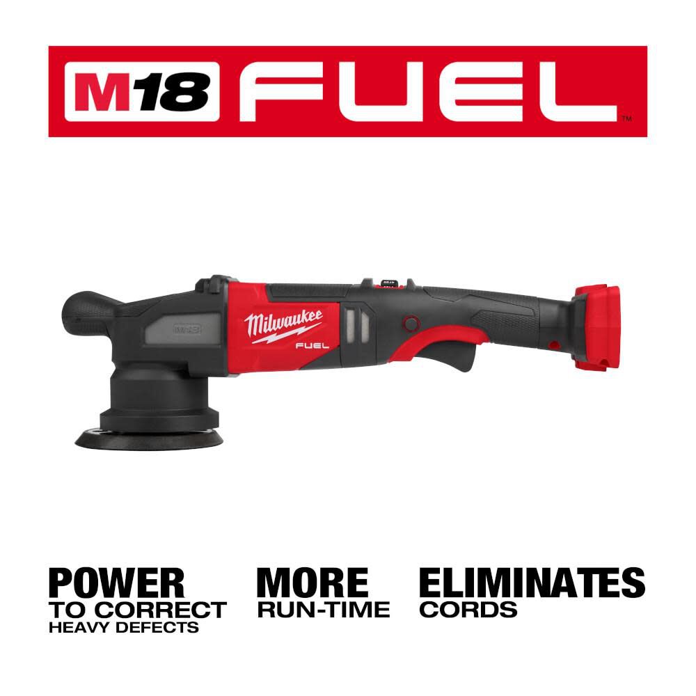 MW M18 FUEL 15mm Random Orbital Polisher Bare Tool 2684-20 from MW