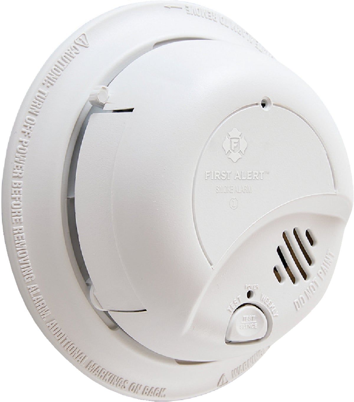 First Alert AC DC Smoke Alarm White