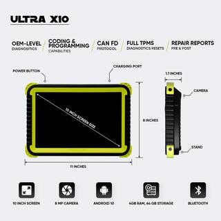 Thinkcar ULTRA X10 OBD2 Scanner Auto Diagnostic Tool with CAN FD Protocol 301030057